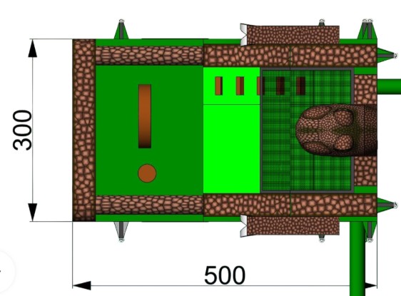 Tobogán T-Rex 5×3 - Imagen 3